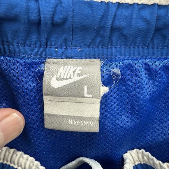 Vintage Nike Swim Shorts Men Large Polyester Mesh Drawstring Y2K Beach Weekend. - Picture 3 of 8